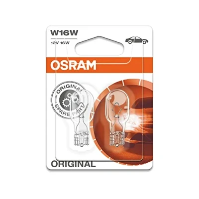 Abbildung von OSRAM ORIGINAL LINE 921 02B Glühlampe, Blinkleuchte 12 16 W16W BMW: X3, 3 Saloon, 5 Touring, VOLKSWAGEN: Passat CC, Polo V Hatchback, Sharan II