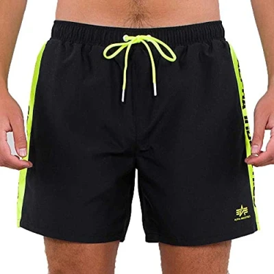 Abbildung von Alpha Industries Shorts »Alpha Men Beachwear Printed Stripe Swim Short«