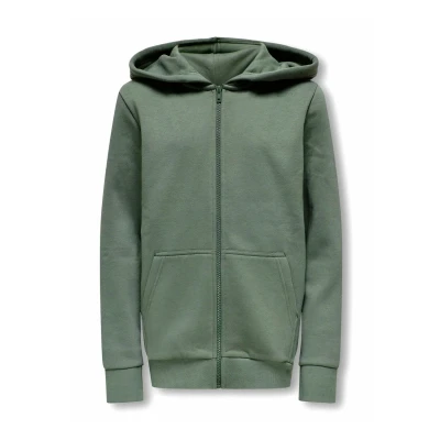 Abbildung von ONLY &amp; SONS junior Sweatjacke für Kinder, Größe: 122/128, Castor gray