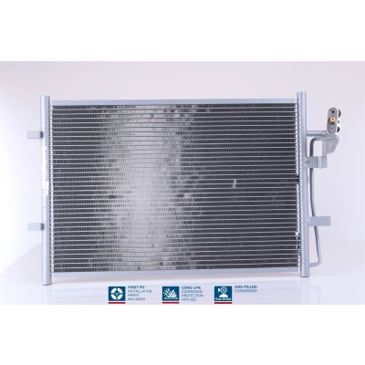 Abbildung von NISSENS 940148 Klimakondensator mit Trockner Aluminium 567 R 134a MAZDA: 3 Hatchback, Saloon