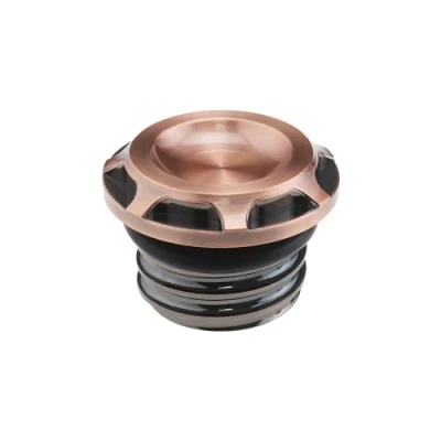 Abbildung von OTOTEC Motorrad Tankdeckel Abdeckung Kompatibel mit H Arley Davidson Sportster 19962015 48 883 XL1200 Roller Tankdeckel, Kraftstofftank Schraubgewinde Bronze