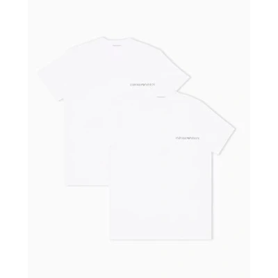 Abbildung von EMPORIO ARMANI Man Core Logoband 2 Pack V Neck T Shirt White XXL, weiß/weiß, XXL