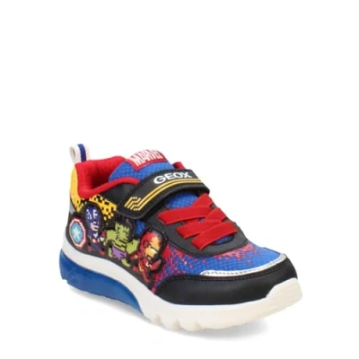 Abbildung von Geox J CIBERDRON Boy E Sneaker, Black/ROYAL, 33 EU