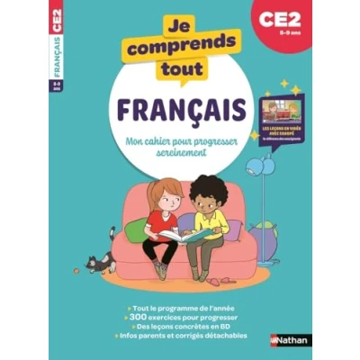 Abbildung von Je comprends tout Français CE2: Mon cahier pour progresser sereinement