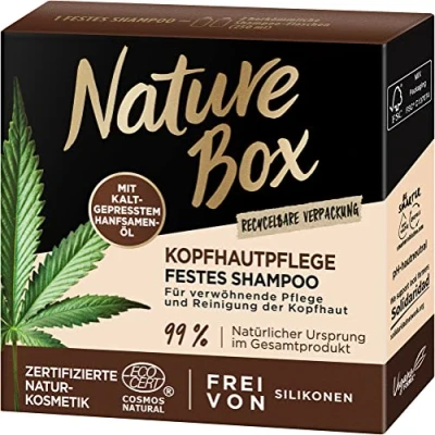 Abbildung von NATURE BOX Festes Shampoo Kopfhautpflege Hanf 85g