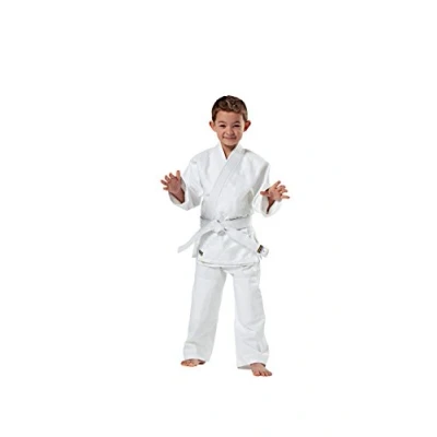 Abbildung von Kwon Kinder Kampfsportanzug Judo Randori Anzug, Weiß, 140 EU