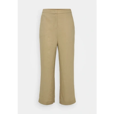 Abbildung von Tommy Hilfiger Curve Tailored Stoffhose, Damen, Größe: 48, Camel