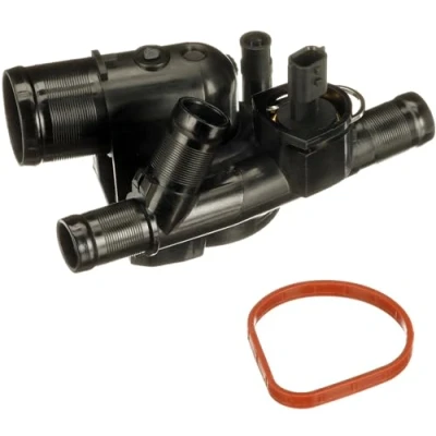 Abbildung von GATES TH40589G1 Kühlwasserthermostat 89 mit Dichtungen Gehäuse RENAULT: ESPACE 4, LAGUNA 3 Grandtour, MEGANE 2 Stufenheck
