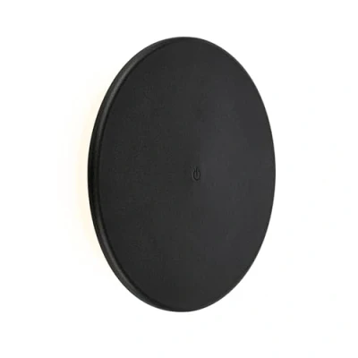 Abbildung von BRILONER Wandleuchte ohne Stromanschluss mit Akku, Touch, Dimmbar, Akku &amp; Lichtquelle tauschbar, Wandlampe Aussen, Wandbeleuchtung außen, Außenleuchte, 25x4 cm, Schwarz