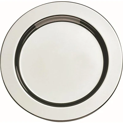 Abbildung von APS Untersetzer Set (6 Stück) aus hochwertigem Edelstahl poliert, Ø 12 cm, schwere Ausführung, Rand eingerollt, hochglanzpolierte Glasuntersetzer, rund