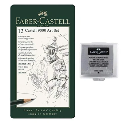 Abbildung von Faber Castell Bleistift 9000 12er Art Set Doppelpack