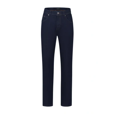 Abbildung von bugatti MIT Stretchkomfort Jeans Straight Leg, Herren, Größe: 35x34, Dunkelblau