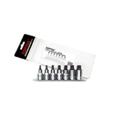 Abbildung von XZN Stecknusssatz TOPTUL 1/2 zoll 7 Stück (M5, M6, M8, M10, M12, M14, M16)