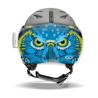 Abbildung von Soggle Vizor Visier Schutz für Visierhelme (Skihelme), Farbe:Vizor owl Blue