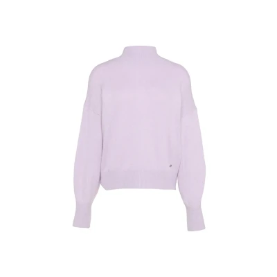 Abbildung von s.Oliver MIT Stehkragen Strickpullover, Damen, Größe: 42, Lavendel