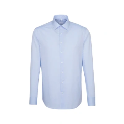 Abbildung von Seidensticker KENT Shaped FIT Businesshemd, Herren, Größe: 37, Blue