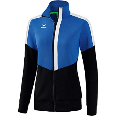Abbildung von Erima Damen Jacke Squad Worker, New Royal/Schwarz/Weiß, 36, 1032035