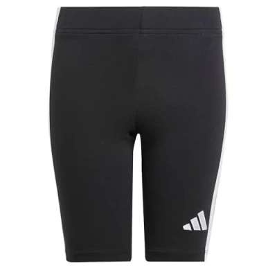 Abbildung von adidas Performance Essentials Biker Tights für Kinder, Größe: 140, Black/white