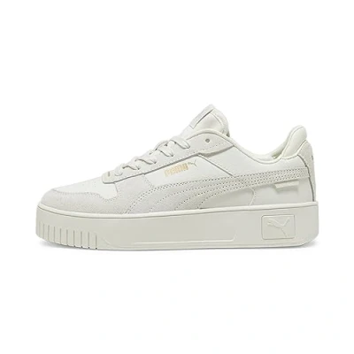 Abbildung von Puma Carina Street SD Sneaker low, Damen, Größe: 40.5, Graugold Textil