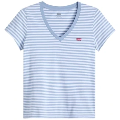 Abbildung von Levi&#039;s® V Shirt »PERFECT VNECK«, mit Mini Batwing Logostickerei