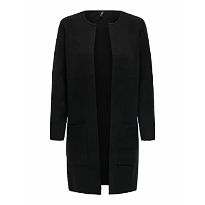 Abbildung von ONLY Onlriver LONG Cardigan Strickjacke, Damen, Größe: XS, Black