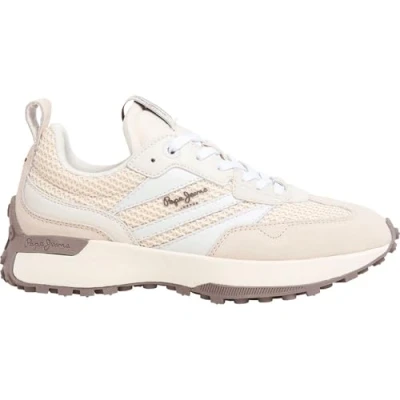 Abbildung von Pepe Jeans Off White Lucky Leder Turnschuhe