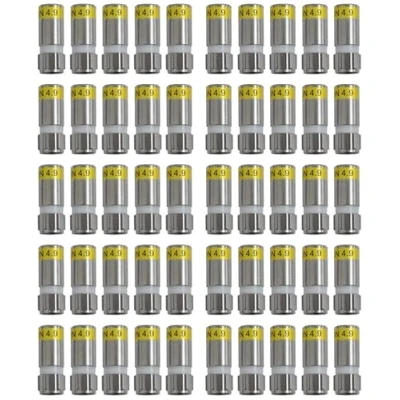 Abbildung von Cabelcon F 6 TD 4.9 Kompressions Stecker gelb (50 Stk)
