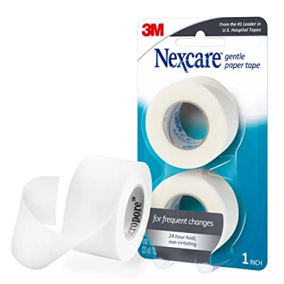 Abbildung von Nexcare™ Sanftes Erste Hilfe Klebeband, 2,5 cm x 9,1 m, 2 Rollen pro Packung