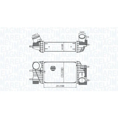 Abbildung von MAGNETI MARELLI 351319205820 Ladeluftkühler