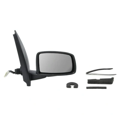 Abbildung von Außenspiegel Tyc 309 0043 rechts schwarz konvex, beheizbar, für elektr.Spiegelverstellung FIAT: Panda II Hatchback