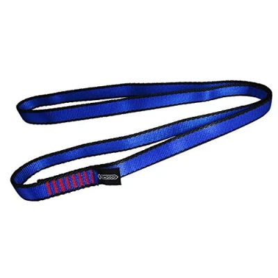 Abbildung von NewDoar Erwachsene Schlinge Tubular Sling,Klettern in unterschiedlichen Längen(Blau 48&#039;&#039;1pcs)