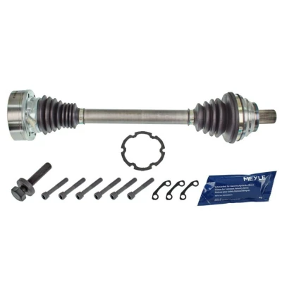 Abbildung von MEYLE 100 498 0714 Antriebswelle Vorderachse links 521 VOLKSWAGEN: Golf 5, Passat B6 Saloon, Caddy 3, AUDI: A3 Sportback, Hatchback, Convertible