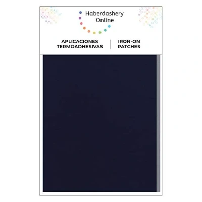 Abbildung von 1 Patche zum Aufbügeln Blau. Flicken Aufbügeln. Aufbügelflicken Bügelflicken für Kleidung. Reparatur Kit Kleidung, Jeans, Jacken (30 x 9 cm)