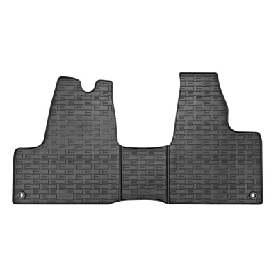 Abbildung von AutoStyle CK RMX01 Fußmattensatz Vollgummi vorne und hinten 1 schwarz