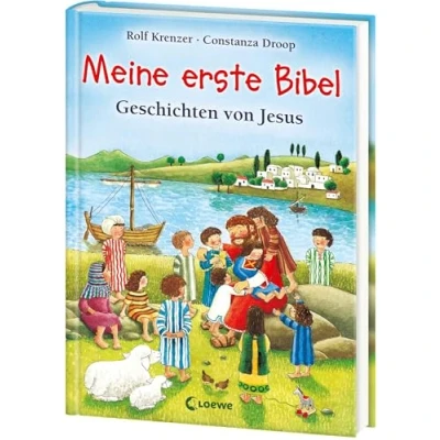 Abbildung von Meine erste Bibel: Geschichten von Jesus. Die wichtigsten aus der Bibel zum Vorlesen und Mitlesen für Kinder ab 4 Jahre