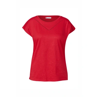Abbildung von Street One Tshirt print, Damen, Größe: 44, Rot