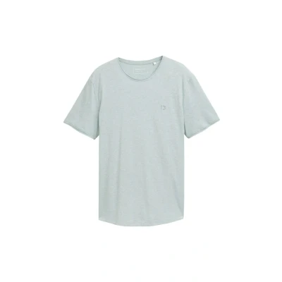 Abbildung von TOM Tailor Denim OPEN EDGE Melange Tshirt basic, Herren, Größe: Small, Light ice blue