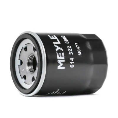 Abbildung von MEYLE 614 322 0000 Ölfilter M20x1,5 ORIGINAL Quality mit einem Rücklaufsperrventil Anschraubfilter FIAT: Panda II Hatchback, Punto Hatchback