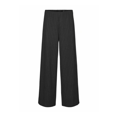 Abbildung von Vero Moda Vmberlin MY WIDE Stoffhose, Damen, Größe: Sx30, Obsidian