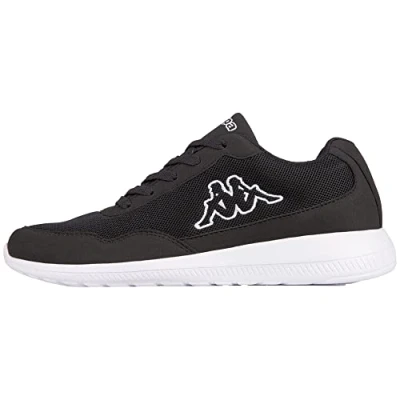 Abbildung von Kappa Unisex Follow Sneaker, Schwarz Black White 1110, 43 EU