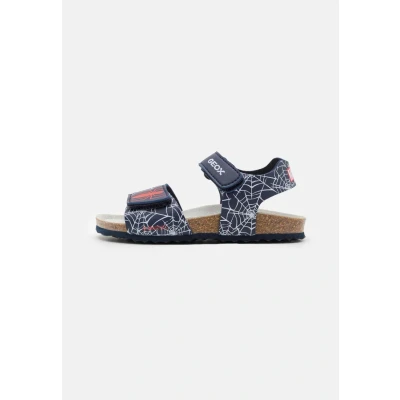 Abbildung von Geox Marvel Spiderman Ghita BOY Riemensandalette für Kinder, Größe: 33, Navy/red Schuhe
