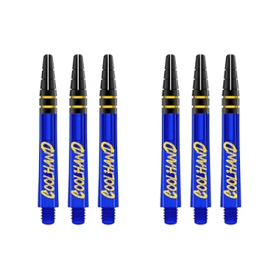 Abbildung von RED DRAGON Luke Humphries Nitrotech Dart Schäfte (Schäfte), Blau, 2 Sets pro Packung (insgesamt 6 Schäfte)