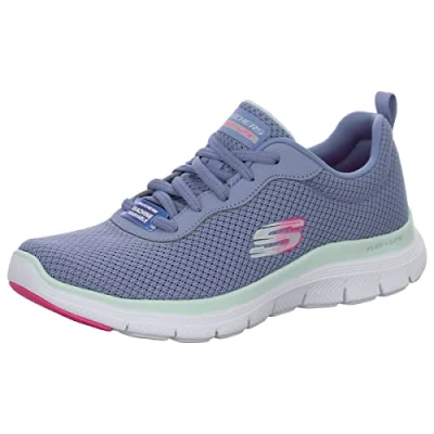 Abbildung von Skechers Damen Flex Appeal 4.0 Brilliant View Sneaker, Slate Mesh Trim, 39 EU