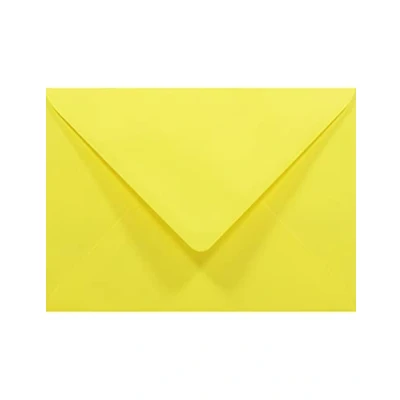 Abbildung von Netuno 50 Umschläge Gelb DIN B6 125 x 175 mm 80g Rainbow gelbe Briefumschläge farbig bunte Briefhüllen Einladungsumschläge Hochzeit Papier ohne Fenster