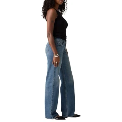 Abbildung von Levi&#039;s LOW Loose Jeans Flared Jeans, Damen, Größe: 31x32, Living the good life