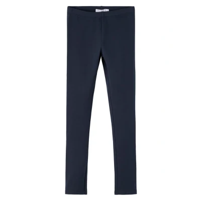 Abbildung von NAME IT Mädchen Bio Baumwoll Leggins/Hose Dark Sapphire 152