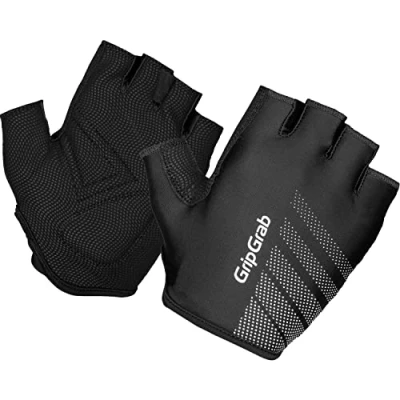 Abbildung von GripGrab Ride Einsteiger Kurzfinger Sommer Fahrradhandschuhe Gepolsterte Stoßdämpfende Fingerlose Radfahrer Handschuhe