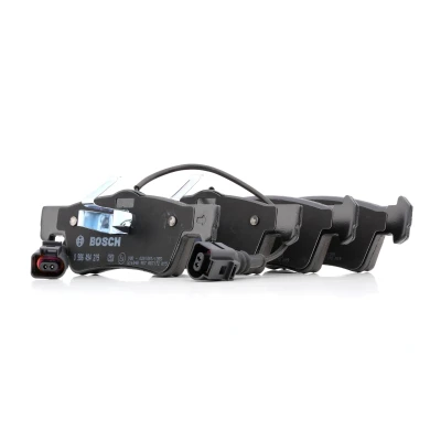 Abbildung von BOSCH 0 986 494 219 Bremsbelagsatz Low Metallic mit integriertem Verschleißsensor Anti Quietsch Blech, Montageanleitung VOLKSWAGEN: Touareg I