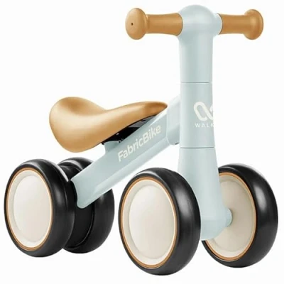 Abbildung von FabricBike Walker Kinder Laufrad ab 1 Jahr, Lauflernrad für 10 24 Monate Baby, Balance Spielzeug mit 4 Räder, Bike ohne Pedal. (Sky Blue)