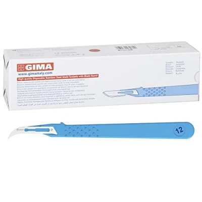 Abbildung von GIMA Sterile Einweg Skalpelle, Standardmodell, Nr. 12, 10er Pack, 27062